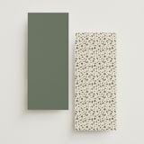 "True North" - Wedding Weekend Itinerary Cards in Olive You More by Design Lotus - Back of Card Options