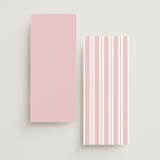 "Nola" - Wedding Weekend Itinerary Cards in Peony by Megan Davis - Back of Card Options