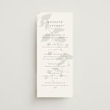 "Autumnal" - Wedding Weekend Itinerary Cards in Fawn by AK Graphics - Front