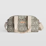 "zigzag" - Weekender in Mocha by Miranda Mol - Weekender