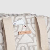 "Antique" - Weekender in Sand by Iveta Angelova - Fabric Detail