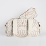 "Antique" - Weekender in Sand by Iveta Angelova - Matching Dopp Kitt Available