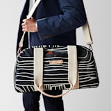 "Chalk Dust" - Weekender in Ink by Deborah Velasquez - On Model
