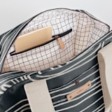 "Chalk Dust" - Weekender in Ink by Deborah Velasquez - Interior Back
