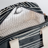 "Chalk Dust" - Weekender in Ink by Deborah Velasquez - Interior Front