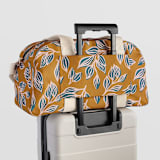 "Wandering" - Weekender in Mustard by Alicia Schultz - Trolley Sleeve