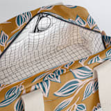 "Wandering" - Weekender in Mustard by Alicia Schultz - Interior Back