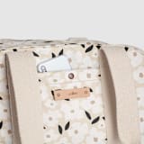 "Primavera" - Weekender in Daisy by Iveta Angelova - Fabric Detail
