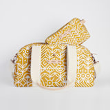 "Deconstruct" - Weekender in Mustard by Michelle Taylor - Matching Dopp Kitt Available