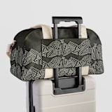 "Savanna Grassland" - Weekender in Obsidian by Deborah Velasquez - Trolley Sleeve