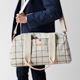"Montauk" - Weekender in Cocoa by Carolyn Nicks - On Model