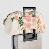 "Botanical Cascade" - Weekender in Peony by Erin German - Trolley Sleeve