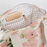 "Botanical Cascade" - Weekender in Peony by Erin German - Interior Front