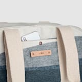 "tissue overlay" - Weekender in Stone by Carrie Moradi - Fabric Detail