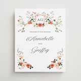 "Fleur" - Welcome Signs in Verona Sunset by Sarah Knight - Front