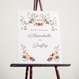 "Fleur" - Welcome Signs in Verona Sunset by Sarah Knight - In Use