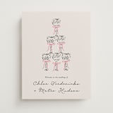 "Sparkling Champagne Tower" - Welcome Signs in Petal by Jackie Crawford - Front