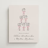 "Sparkling Champagne Tower" - Welcome Signs in Petal by Jackie Crawford - Front