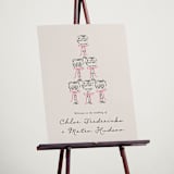 "Sparkling Champagne Tower" - Welcome Signs in Petal by Jackie Crawford - In Use
