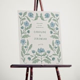 "Botanical" - Welcome Signs in Garden by Kelly Watkins - In Use