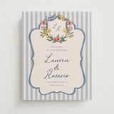 "A wedding in Low Country" - Welcome Signs in Cornflower by Chris Griffith - Front