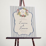 "A wedding in Low Country" - Welcome Signs in Cornflower by Chris Griffith - In Use