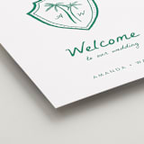 "Palm Tree Crest" - Welcome Signs in Palm by Erika Firm - Detail