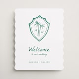 "Palm Tree Crest" - Welcome Signs in Palm by Erika Firm - Front