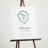 "Palm Tree Crest" - Welcome Signs in Palm by Erika Firm - In Use