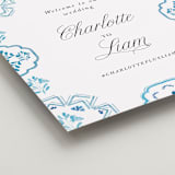 "Almafi" - Welcome Signs in Cerulean by Itsy Belle Studio - Detail