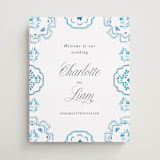 "Almafi" - Welcome Signs in Cerulean by Itsy Belle Studio - Front