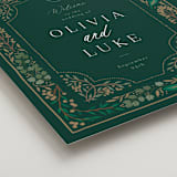 "Illuminated Storybook" - Welcome Signs in Forest by Alethea and Ruth - Detail