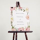 "Timeless Blooms" - Welcome Signs in Peony by Susan Moyal - In Use