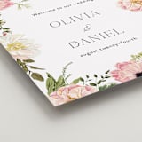 "Timeless Blooms" - Welcome Signs in Peony by Susan Moyal - Detail