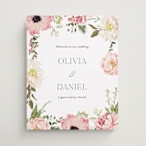 "Timeless Blooms" - Welcome Signs in Peony by Susan Moyal - Front