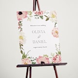 "Timeless Blooms" - Welcome Signs in Peony by Susan Moyal - In Use
