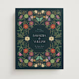 "Gilded Tapestry" - Welcome Signs in Midnight Garden by Simona Camp - Front