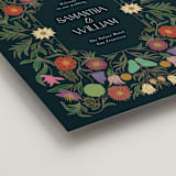 "Gilded Tapestry" - Welcome Signs in Midnight Garden by Simona Camp - Detail