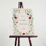 "Wild meadow" - Welcome Signs in Chiffon by Sarah Knight - In Use