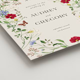 "Wild meadow" - Welcome Signs in Chiffon by Sarah Knight - Detail