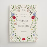 "Wild meadow" - Welcome Signs in Chiffon by Sarah Knight - Front