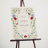 "Wild meadow" - Welcome Signs in Chiffon by Sarah Knight - In Use