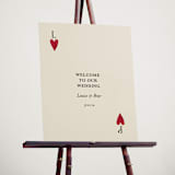 "Red Hearts" - Welcome Signs in Champagne by Helena Vitto - In Use