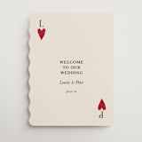 "Red Hearts" - Welcome Signs in Champagne by Helena Vitto - Front