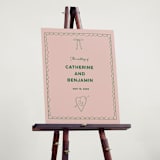 "Crazy Little Thing Called Love" - Welcome Signs in Avocado by Helena Vitto - In Use