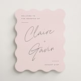 "Chic Names" - Welcome Signs in Blush by Carolyn MacLaren - Front