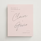 "Chic Names" - Welcome Signs in Blush by Carolyn MacLaren - Front