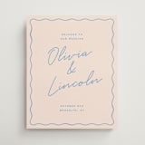 "wavy border" - Welcome Signs in Periwinkle by Ellen Schlegelmilch - Front