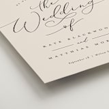 "Simply Scripted" - Welcome Signs in Ecru by Erica Krystek - Detail