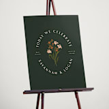 "Encircled in Love" - Welcome Signs in Forest by Kindred Fields - In Use